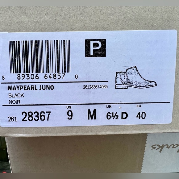 Clarks Black Booties - Picture 9 of 10